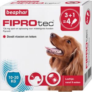 Beaphar FiproTec dog 10-20kg (NL) 4 Pipetten x 1,34 ml (APO) Beaphar FiproTec dog 10-20kg (NL) 4 Pipetten x 1,34 ml (APO)