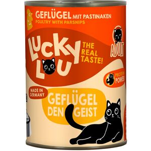 6x 400g Lucky Lou Lifestage Adult Gevogelte Kattenvoer nat 6x 400g Lucky Lou Lifestage Adult Gevogelte Kattenvoer nat