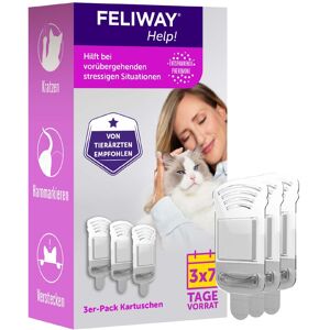 Feliway® Help! - Voordeelpakket: 3 x Certridge navulling Feliway® Help! - Voordeelpakket: 3 x Certridge navulling