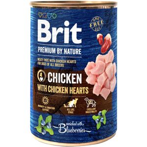 Brit Premium by Nature - Kip met Kippenhartjes (12 x 400 g) Brit Premium by Nature - Kip met Kippenhartjes (12 x 400 g)