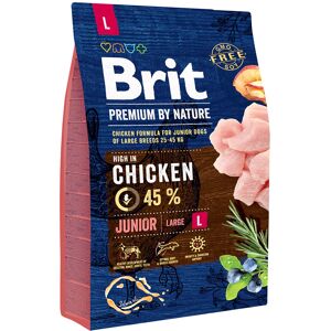 2x3kg Brit Premium by Nature Junior L droogvoer voor honden 2x3kg Brit Premium by Nature Junior L droogvoer voor honden