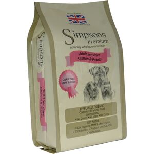 12kg Sensitive Adult Zalm & Aardappel Simpsons Premium Hondenvoer 12kg Sensitive Adult Zalm & Aardappel Simpsons Premium Hondenvoer