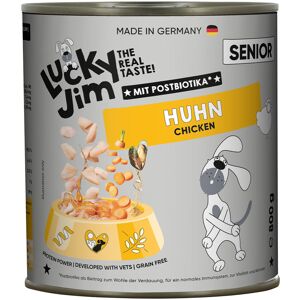 6x800g Lucky Jim Senior Kip natvoer voor honden 6x800g Lucky Jim Senior Kip natvoer voor honden