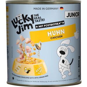 6x800g Lucky Jim Junior kip natvoer voor honden 6x800g Lucky Jim Junior kip natvoer voor honden