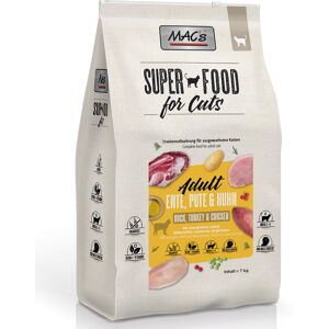 MAC's Superfood for Cats Adult Eend, Kalkoen & Kip Kattenvoer - 7 kg MAC's Superfood for Cats Adult Eend, Kalkoen & Kip Kattenvoer - 7 kg