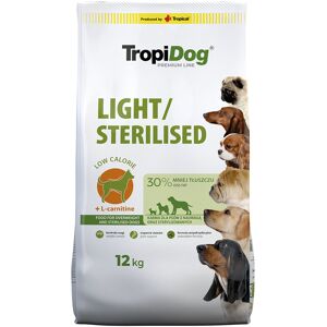 12kg Tropidog Premium Light Kip Hondenvoer Droog 12kg Tropidog Premium Light Kip Hondenvoer Droog