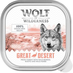 24x300g Adult Great Desert Kalkoen Wolf of Wilderness Hondenvoer 24x300g Adult Great Desert Kalkoen Wolf of Wilderness Hondenvoer