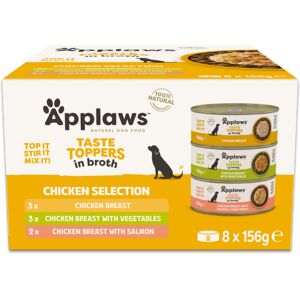 8x156g Applaws Taste Toppers in Bouillon Probeerpakket Hondenvoer nat 8x156g Applaws Taste Toppers in Bouillon Probeerpakket Hondenvoer nat