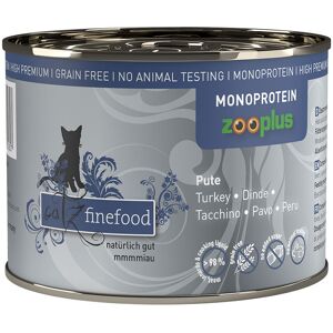 6x200g Kalkoen Monoprotein Catz Finefood Kattenvoer 6x200g Kalkoen Monoprotein Catz Finefood Kattenvoer