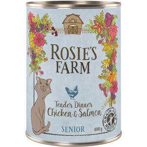Rosie's Farm Adult 6 x 400 g Kattenvoer - Senior: Zalm & Kip Rosie's Farm Adult 6 x 400 g Kattenvoer - Senior: Zalm & Kip