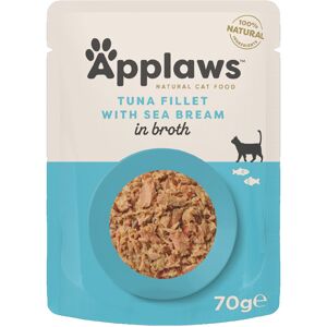 12x70g Tonijn met Brasem Applaws Kattenvoer 12x70g Tonijn met Brasem Applaws Kattenvoer