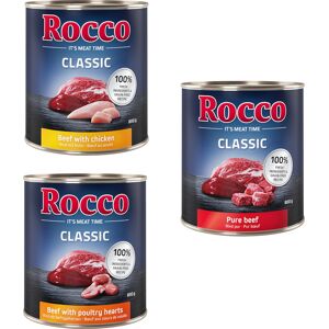 6x800g Topseller-Mix Rocco Classic Hondenvoer 6x800g Topseller-Mix Rocco Classic Hondenvoer