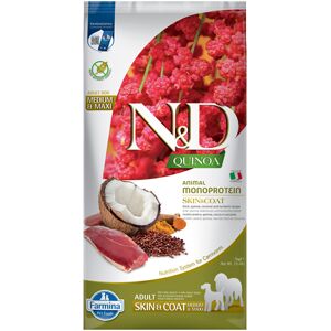 7 kg Farmina N&D Quinoa Canine Skin & Coat Medium/Maxi eend, kokosnoot en kurkuma hondenvoer droog 7 kg Farmina N&D Quinoa Canine Skin & Coat Medium/Maxi eend, kokosnoot en kurkuma hondenvoer droog
