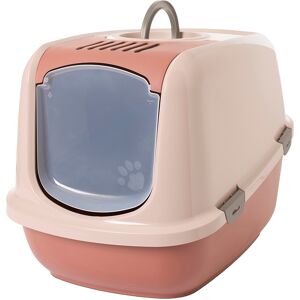 savic - champagne roze / toscane rood Kattenbak Nestor XXL savic - champagne roze / toscane rood Kattenbak Nestor XXL