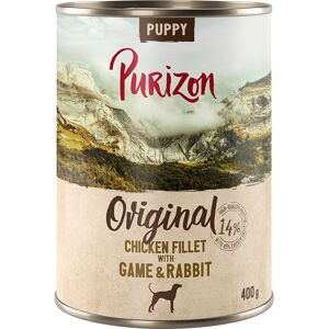 6x 400g Purizon Puppy Kipfilet met wild Konijn natvoer voor honden 6x 400g Purizon Puppy Kipfilet met wild Konijn natvoer voor honden