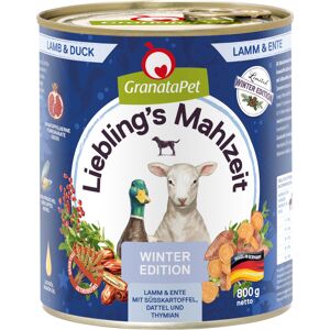 GranataPet Lievelingsmaaltijd Winterdroom - Lam & Eend (6 x 800 g) GranataPet Lievelingsmaaltijd Winterdroom - Lam & Eend (6 x 800 g)