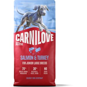 12 kg Carnilove Active Junior Large Breed zalm & kalkoen 12 kg Carnilove Active Junior Large Breed zalm & kalkoen