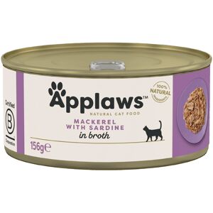 24x156g Makreel met Sardientjes Applaws Kattenvoer 24x156g Makreel met Sardientjes Applaws Kattenvoer
