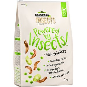 Greenwoods Insects Insecten met aardappelen, erwten en favabonen 3 kg Greenwoods Insects Insecten met aardappelen, erwten en favabonen 3 kg