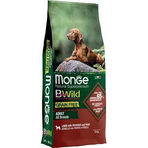 Monge Grain Free Dog 12kg Lam met aardappelen en erwten Alle rassen Graanvrij Bwild Monge Monge Grain Free Dog 12kg Lam met aardappelen en erwten Alle rassen Graanvrij Bwild Monge
