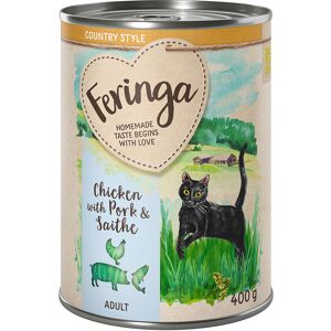 Feringa Country Style Menu 6 x 400 g - Kip, Koolvis, Varken Feringa Country Style Menu 6 x 400 g - Kip, Koolvis, Varken