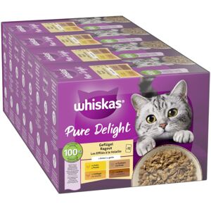 48x85g Gevogelte Ragout in Gelei Pure Delight Whiskas Kattenvoer 48x85g Gevogelte Ragout in Gelei Pure Delight Whiskas Kattenvoer
