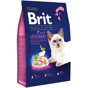 8kg Brit Premium by Nature Cat Adult droogvoer met kip 8kg Brit Premium by Nature Cat Adult droogvoer met kip