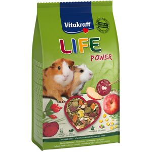 Voordeelpakket: 5x 600g Vitakraft Life Power volledig caviavoer Voordeelpakket: 5x 600g Vitakraft Life Power volledig caviavoer