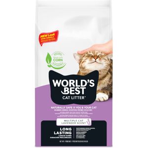 World's Best Kattenbakvulling Meerdere Katten Lavendel - 6,35 kg World's Best Kattenbakvulling Meerdere Katten Lavendel - 6,35 kg
