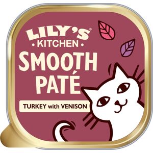 19x 85g Lily's Kitchen Smooth Paté Selection Kalkoen & hert natvoer voor katten 19x 85g Lily's Kitchen Smooth Paté Selection Kalkoen & hert natvoer voor katten
