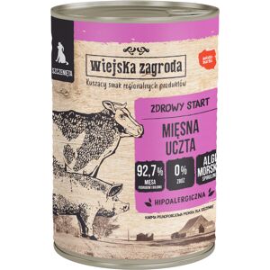 6x400g Wiejska Zagroda Dog Puppy Meat vast natvoer voor honden 6x400g Wiejska Zagroda Dog Puppy Meat vast natvoer voor honden