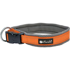 Petlando halsband voor buiten, oranje maat M 45-50cm nekomtrek, 40mm breed voor honden Petlando halsband voor buiten, oranje maat M 45-50cm nekomtrek, 40mm breed voor honden