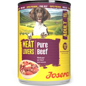 Josera Meatlovers Pure 6 x 400 g - Rund (nieuw Design) Josera Meatlovers Pure 6 x 400 g - Rund (nieuw Design)