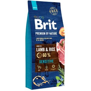 15 kg Brit Premium by Nature Sensitive Lam & Rijst droog hondenvoer 15 kg Brit Premium by Nature Sensitive Lam & Rijst droog hondenvoer