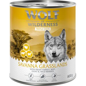 6x800g The Taste of The Taste Of The Savanna Wolf of Wilderness Hondenvoer 6x800g The Taste of The Taste Of The Savanna Wolf of Wilderness Hondenvoer