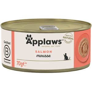 24x70g Mousse Zalm Applaws Kattenvoer 24x70g Mousse Zalm Applaws Kattenvoer