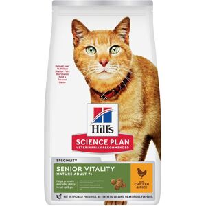 1,5kg Mature Adult Senior Vitality met Kip & Rijst Hill's Science Plan Kattenvoer 1,5kg Mature Adult Senior Vitality met Kip & Rijst Hill's Science Plan Kattenvoer