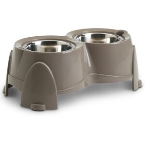 2x 850ml Hoogte 18,5 cm Savic Ergo Feeder Hondenbar Lichtgrijs 2x 850ml Hoogte 18,5 cm Savic Ergo Feeder Hondenbar Lichtgrijs