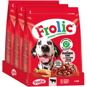 Frolic Complete Rund, Worteltjes en Granen Hondenvoer - 7,8 kg (3 x 2,6 kg) Frolic Complete Rund, Worteltjes en Granen Hondenvoer - 7,8 kg (3 x 2,6 kg)