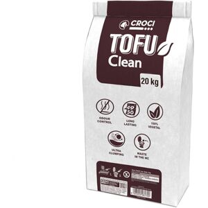 Croci Tofu Clean kattenbakvulling - 45 l (20 kg) Croci Tofu Clean kattenbakvulling - 45 l (20 kg)