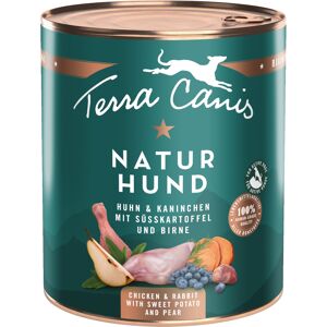 6x 800g Terra Canis natural hond kip & konijn met zoete aardappel & peer natvoer voor honden 6x 800g Terra Canis natural hond kip & konijn met zoete aardappel & peer natvoer voor honden