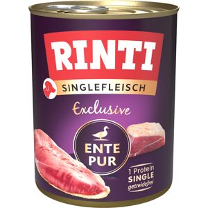 RINTI Singlefleisch 6 x 800 g - Eend puur RINTI Singlefleisch 6 x 800 g - Eend puur