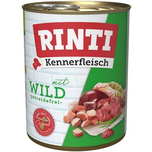 RINTI "Kennerfleisch" 6 x 800 g - Wild RINTI "Kennerfleisch" 6 x 800 g - Wild