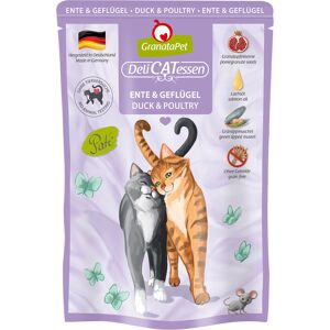 12x85g GranataPet DeliCatessen Eend & Gevogelte Kattenvoer 12x85g GranataPet DeliCatessen Eend & Gevogelte Kattenvoer