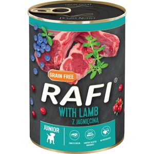 24x400g RAFI Junior Paté met Lam, Cranberry en Bosbes hondenvoer nat 24x400g RAFI Junior Paté met Lam, Cranberry en Bosbes hondenvoer nat