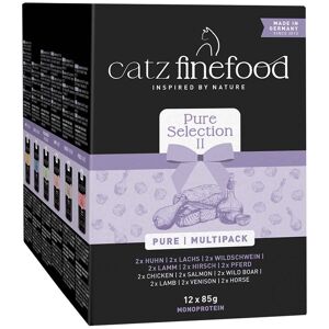catz finefood Puur Multipak Maaltijdzakjes 12 x 80/85 g Kattenvoer - Multipak 2 catz finefood Puur Multipak Maaltijdzakjes 12 x 80/85 g Kattenvoer - Multipak 2