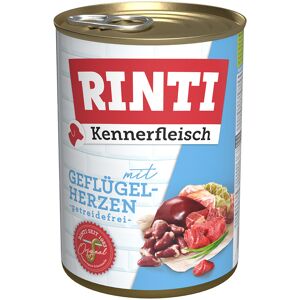 12x400g Rinti "Kennerfleisch" Gevogeltehart Hondenvoer 12x400g Rinti "Kennerfleisch" Gevogeltehart Hondenvoer