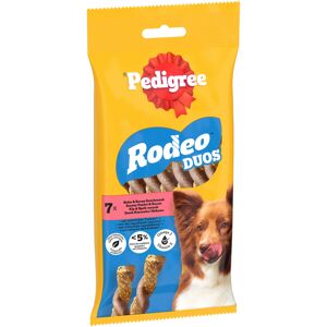 10x 7st Pedigree Rodeo Duos Kip en Spek Hondensnacks 10x 7st Pedigree Rodeo Duos Kip en Spek Hondensnacks