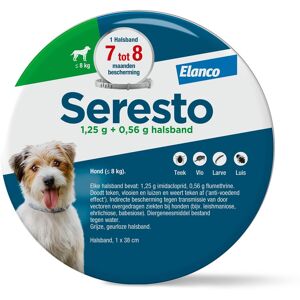 ≤ 8 kg (Halsband 38 cm) - Seresto vlooienhalsband voor honden - NL ≤ 8 kg (Halsband 38 cm) - Seresto vlooienhalsband voor honden - NL