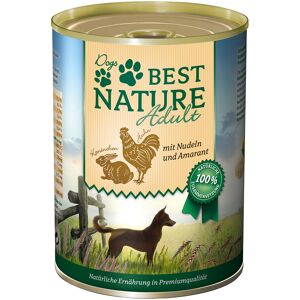 6x 400g Best Nature Dog Adult konijn, kip & noedels nat hondenvoer 6x 400g Best Nature Dog Adult konijn, kip & noedels nat hondenvoer